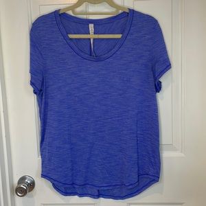 Periwinkle Lululemon workout tee